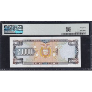 Ecuador, 20.000 Sucres, 1998, Choice UNC 64, TOP POP
