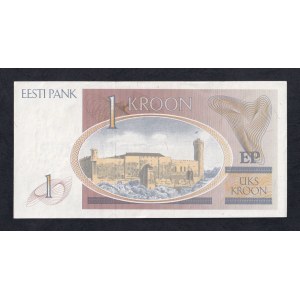 Estonia, 1 Kroon, 1992, aUNC