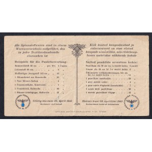 Estonia, 1 Punkt, 1945, F