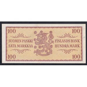 Finland, 100 Markkaa, 1957, UNC