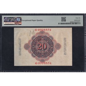 Germany, 20 Mark, 1910, Gem UNC 66 EPQ