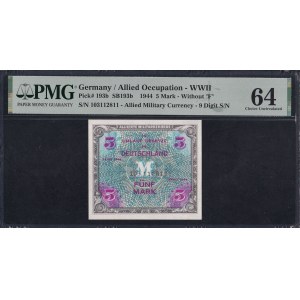 Germania, 5 marchi, 1944, Coice UNC 64