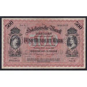 Germania, 500 marchi, 1911, VF