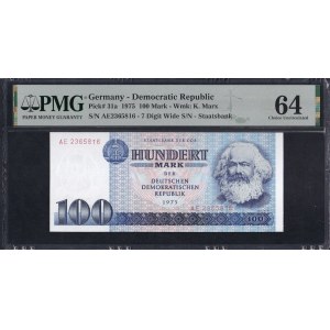 Germany (GDR), 100 Mark, 1975, Choice UNC 64