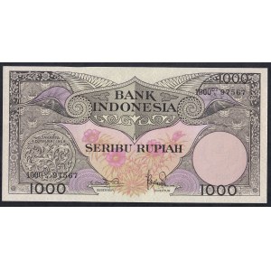 Indonesia, 1000 Rupiah, 1959, UNC