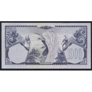 Indonesia, 1000 Rupiah, 1959, UNC