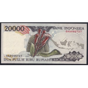 Indonesien, 20.000 Rupiah, 1992–1995, UNC