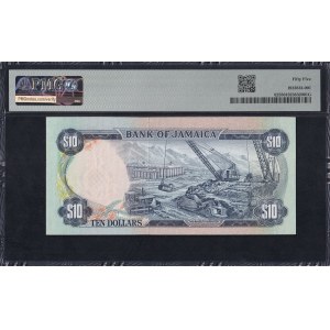 Jamaica, 10 Dollars, 1960 (1976), About UNC 55