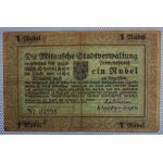 Latvia - Mitava, 1 Ruble, 1915, F-VF