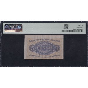 Litva, 5 centov, 1922, UNC 62