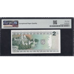 Lithuania, 2 Litai, 1993 (1994), Choice About UNC 58 EPQ