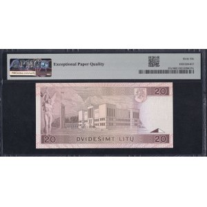 Litauen, 20 Litu, 1993 (1994), Gem UNC 66 EPQ, Ersatz