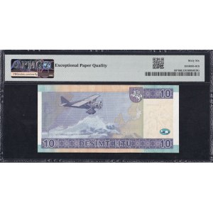 Lithuania, 10 Litu, 2007, Gem UNC 66 EPQ, Replacement