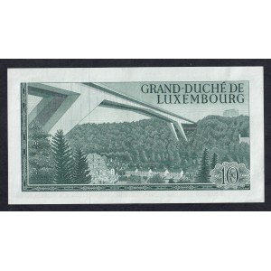 Luxembourg, 10 Francs, 1967, UNC-XF
