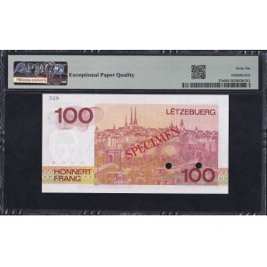 Luxembourg, 100 Francs, 1980, Gem UNC 66 EPQ, SPECIMEN