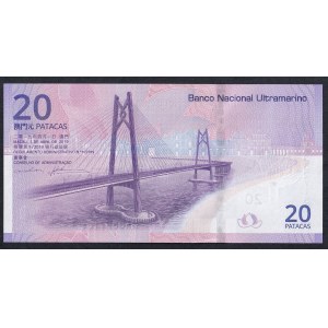 Macau, 20 Patacas, 2019, UNC