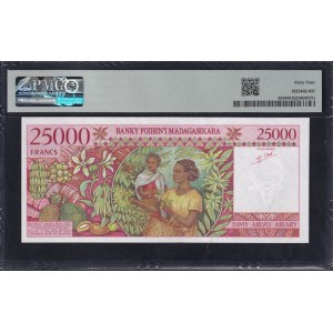 Madagascar, 25.000 Francs, 1998, Choice UNC 64