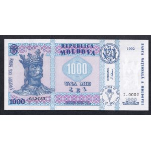 Moldawien, 1.000 Lei, 1992, UNC