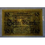 Memel, 10 marchi, 1922, aUNC