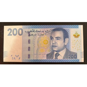 Maroko, 200 dirhamów, 2013 r., UNC