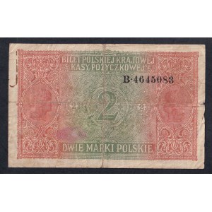 Polen, 2 Marki Polskie, 1916–17, F