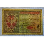 Polen, 2 Marki Polskie, 1916–17, F