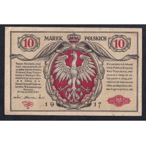 Poland, 5 Marek Polskich, 1916-17, XF