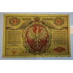 Poland, 5 Marek Polskich, 1916-17, XF