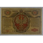Poland, 10 Marek Polskich, 1916-17, F