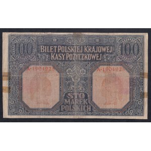 Poland, 100 Marek Polskich, 1916, VG