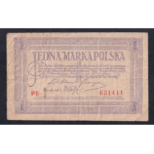 Polen, 1 Marka Polska, 1919, VF