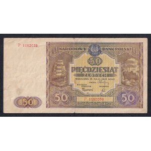 Polsko, 50 zlotých, 1946, F-VF