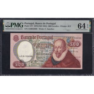 Portugal, 500 Escudos, 1979 (1982), Choice UNC 64 EPQ