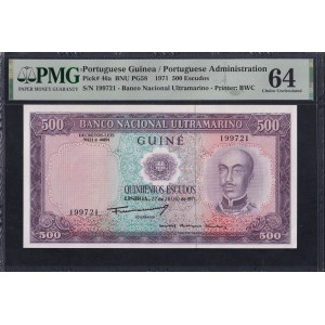 Guinée portugaise, 500 escudos, 1971, UNC 64 « Choice »