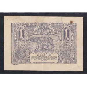 Romania, 1 Leu, 1920, XF