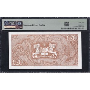 Saint Helena, 20 Pounds, 1986, Choice UNC 64 EPQ