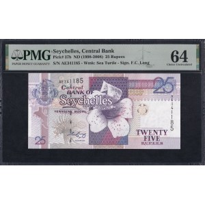 Seychelles, 25 Rupees, 1998-2008, Choice UNC 64