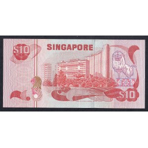 Singapore, 10 Dollars, 1976, UNC
