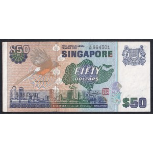 Singapur, 50 dolárov, 1976, UNC