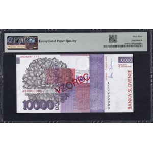 Slovenia, 10.000 Tolarjev, 2000, Choice UNC 64 EPQ, SPECIMEN