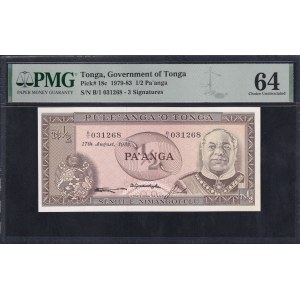 Tonga, 1/2 Pa'anga, 1979-83, Choice UNC 64