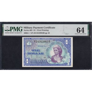 USA, 1 Dollar, 1968, Choice UNC 64