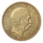 Germany, Saxony, 5 marks, 1875 (114)