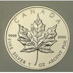 Canada, Elizabeth II, 5 dollars 2012 - Maple Leaf, 1 oz. Ag 999 (155)