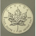 Canada, Elizabeth II, 5 dollars 2012 - Maple Leaf, 1 oz. Ag 999 (156)