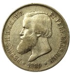 Brazil, Peter II, 2,000 reais, 1889 (165)
