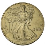 USA, 1 dollar, 1998 – American Eagle, 1 oz. Ag 999 (204)