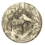 Cook Islands, Elizabeth II, 2 dollars 2017, Gods of Olympus – Hephaestus, 2 oz. Ag 999 (301)