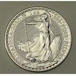 United Kingdom, Elizabeth II, 2 pounds 2020 - Britannia, 1 oz. Ag 999 (402)