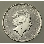 United Kingdom, Elizabeth II, 2 pounds 2020 - Britannia, 1 oz. Ag 999 (403)